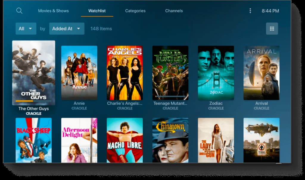 Imagem reprodução do serviço de streaming Plex.