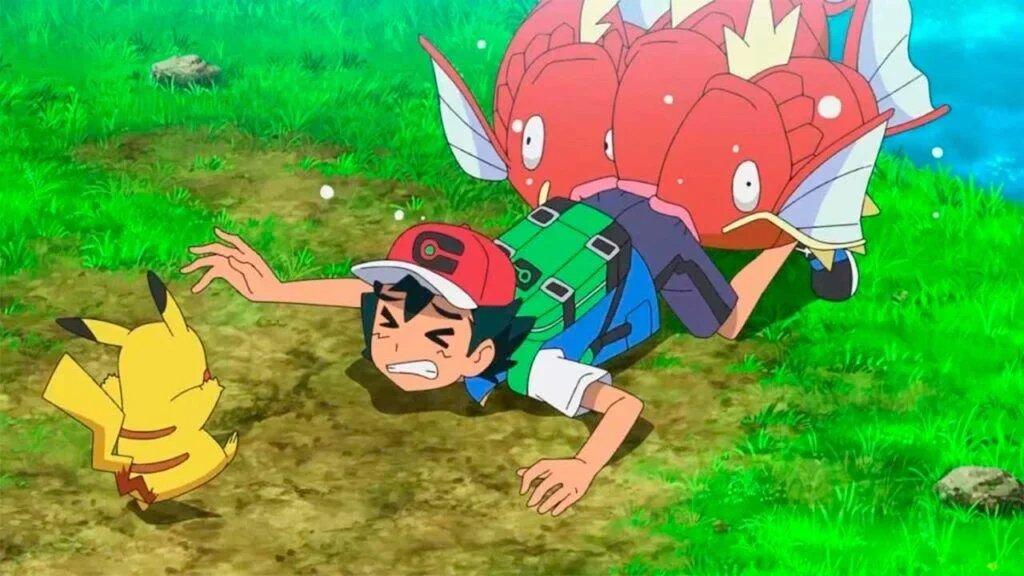 Imagem de divulgação da nova temporada de Pokémon com o final da aventura de Ash