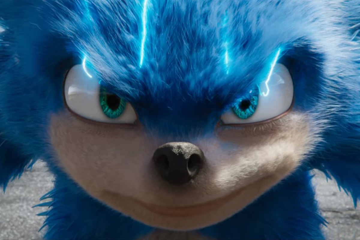 Fotografia de Sonic no filme Sonic The Hedgehog