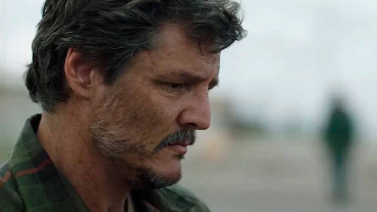 Imagem de Pedro Pascal, que interpreta Joel, em The Last of Us