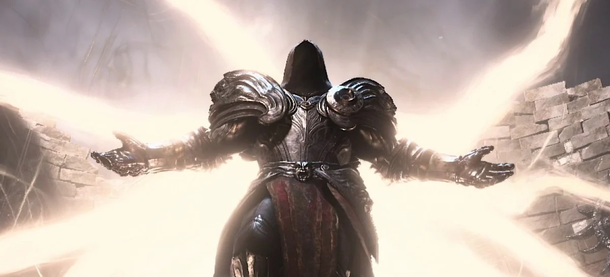 Imagem mostrando personagem com asas em Diablo IV