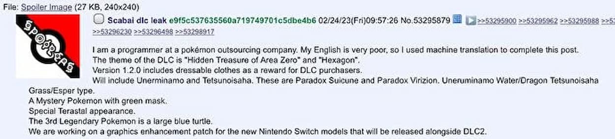 Captura de Tela 4Chan Nintendo Switch 2