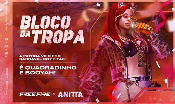 Banner de divulgação do novo evento de carnaval Bloco da Tropa 2023