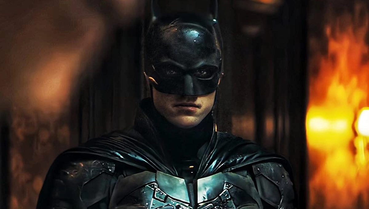 Imagem mostrando Robert Pattinson como Bruce Wayne/Batman
