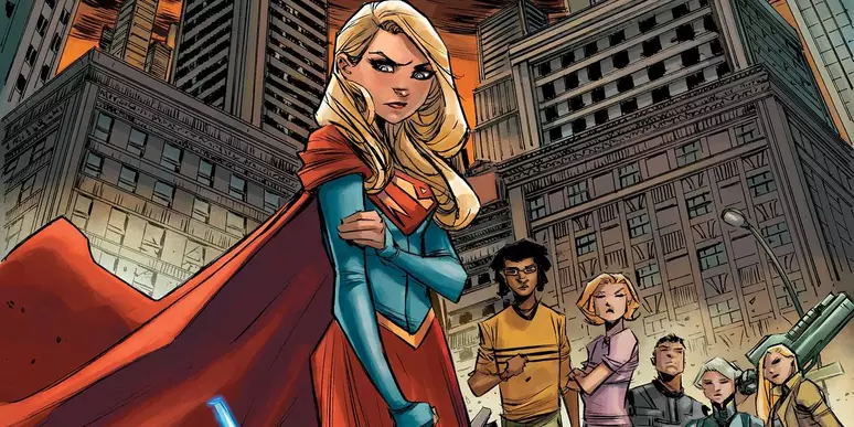 Banner de divulgação dos quadrinhos de Supergirl