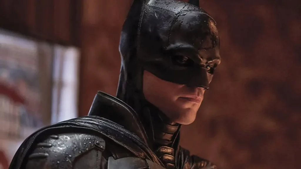 Imagem mostrando Robert Pattinson como Bruce Wayne/Batman
