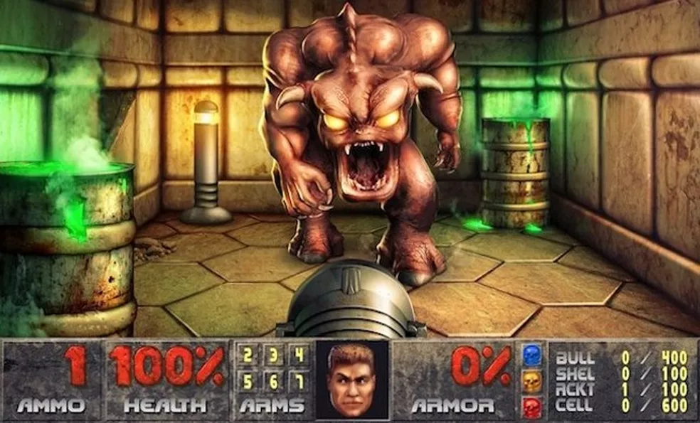 Doom, jogo histórico que completa 30 anos em 2023.