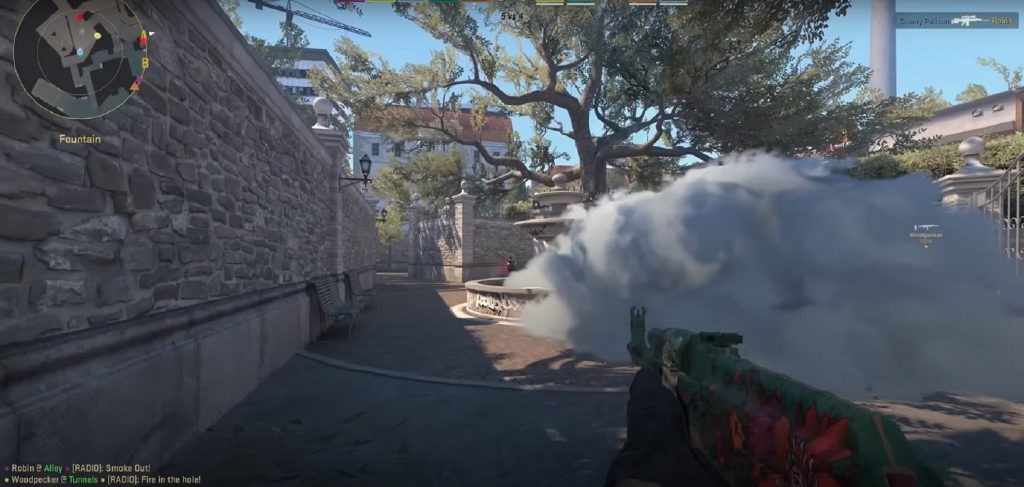 Imagem de gameplay de Counter-Strike 2 com AK-47