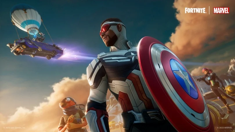 Personagens da Marvel no universo de Fortnite