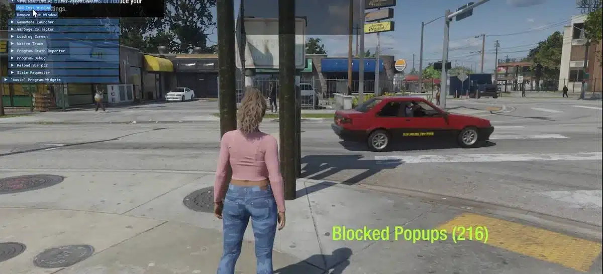 Imagem de gameplay durante o dia de GTA 6