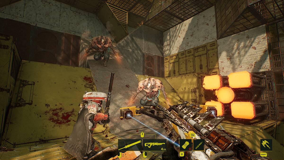 Imagem de gameplay do jogo Meet Your Maker