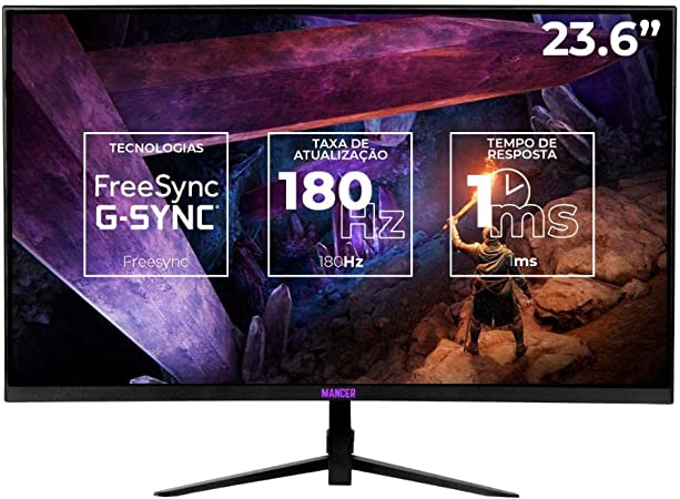 Divulgação do monitor gamer Valak Mancer