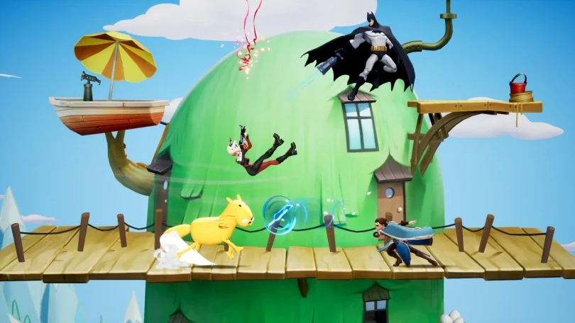 Gameplay de MultiVersus em equipe