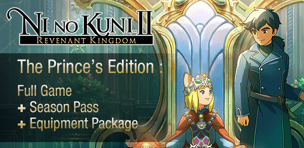 Banner de divulgação dos bônus de Ni No Kuni II Revenant Kingdom Prince's Edition