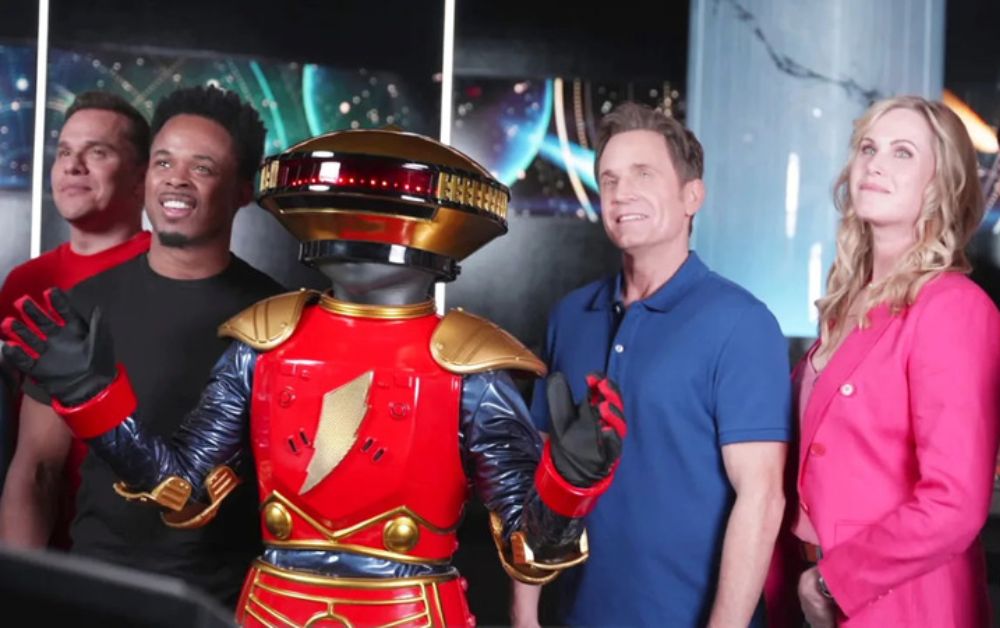 Imagem das gravações de Power Rangers: Agora e Sempre