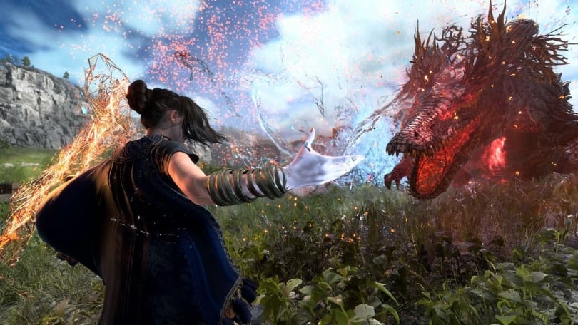 Imagem de gameplay de Forspoken