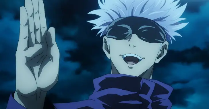 Imagem mostrando Gojo Satoru no anime Jujutsu Kaisen