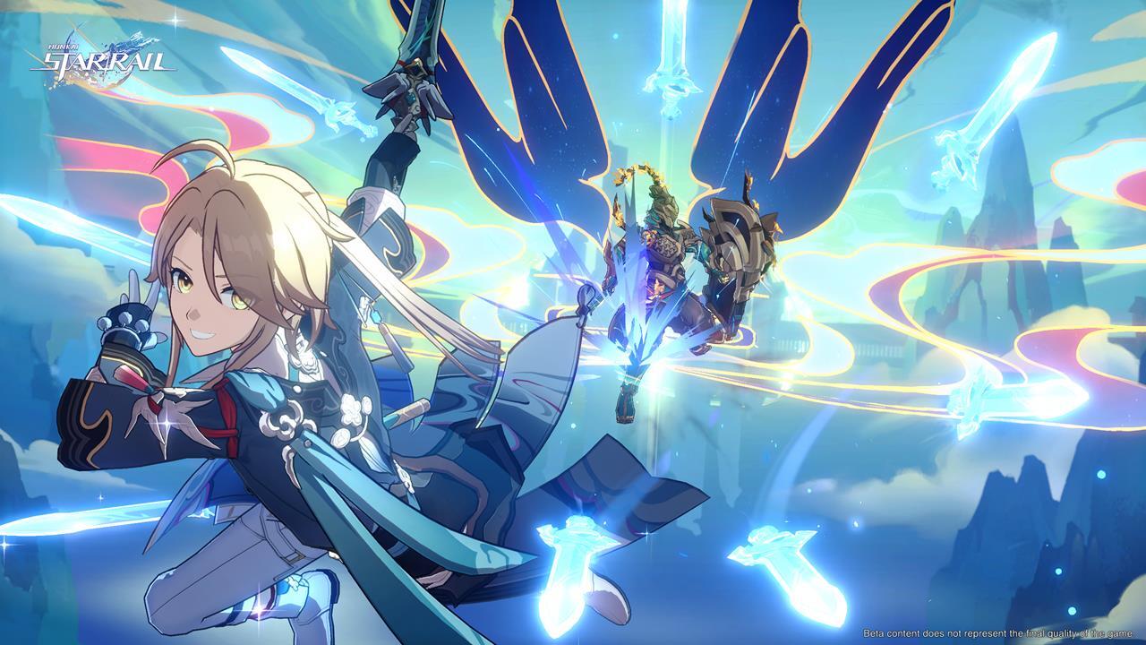 Banner de divulgação de gameplay do jogo Honkai