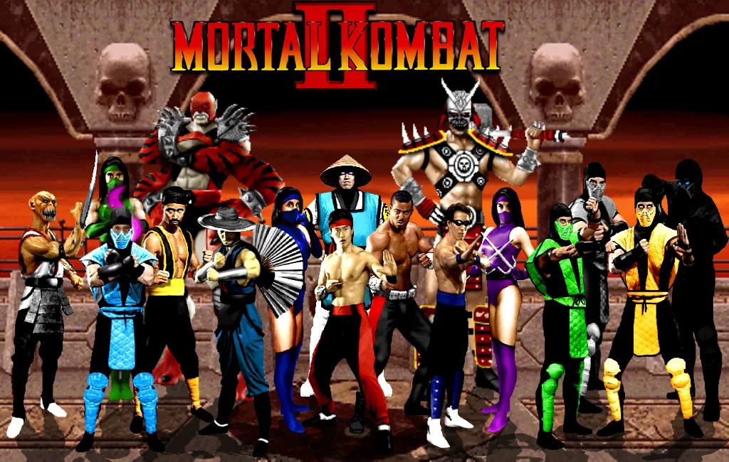 Mortal kombat ii, jogo histórico que completa 30 anos este ano.