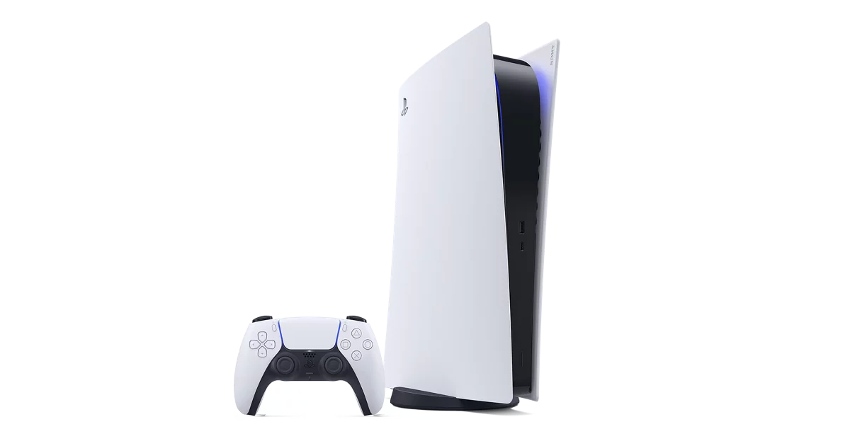 Banner de divulgação do console PS5