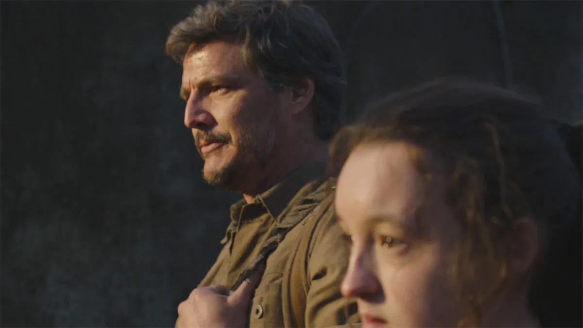 Imagem de Joel e Ellie em The Last of Us