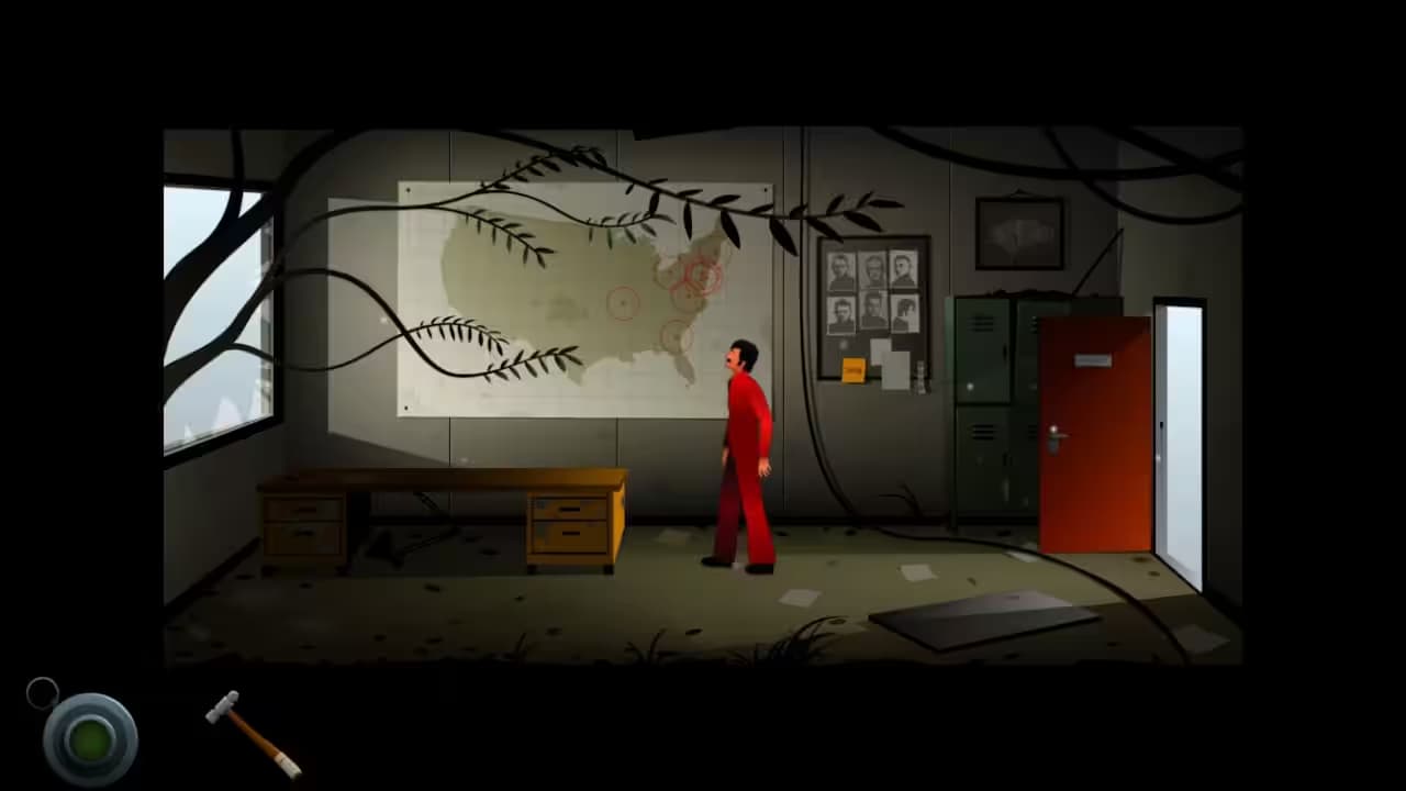 Imagem de gameplay do jogo The Silent Age na Epic Games
