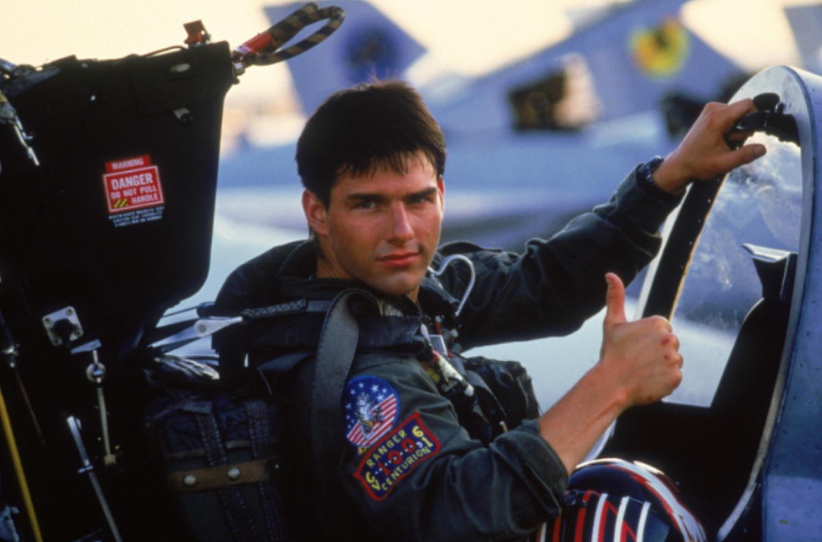 Banner de divulgação de Top Gun na lista de dicas de filmes