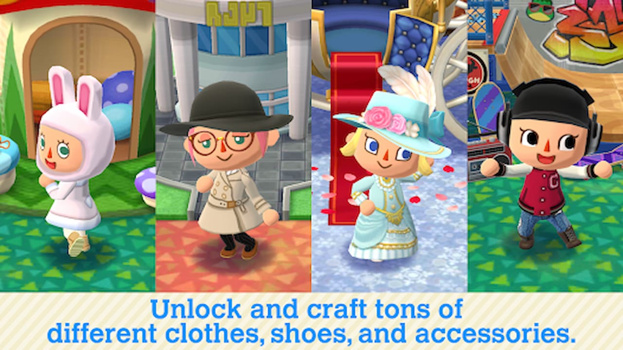 Imagem da google play de um dos spin-offs mobile citados na lista, o animal crossing pocket camp