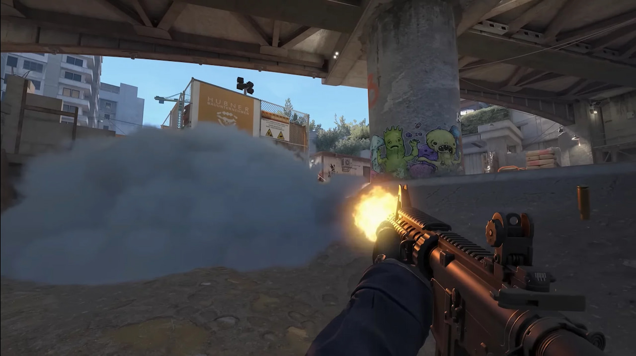 Imagem de uma partida de Counter Strike 2