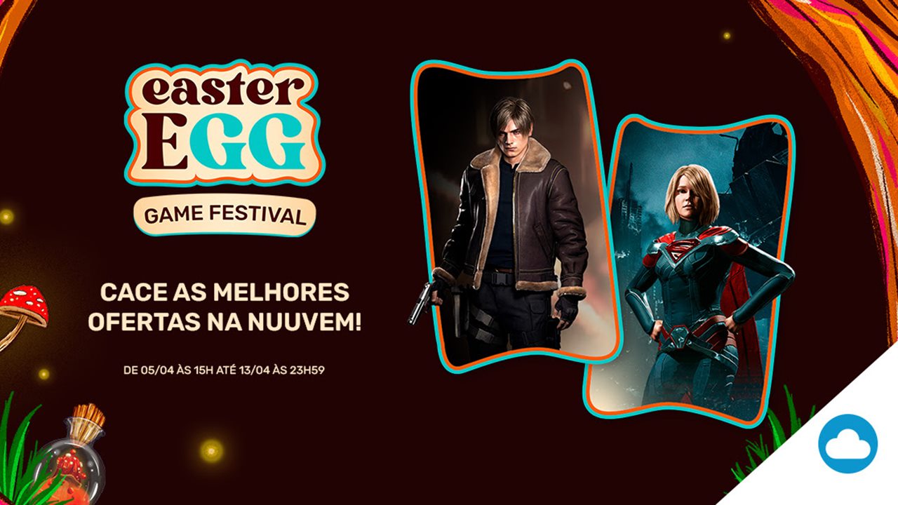 Banner de divulgação jogos promoção Nuuvem