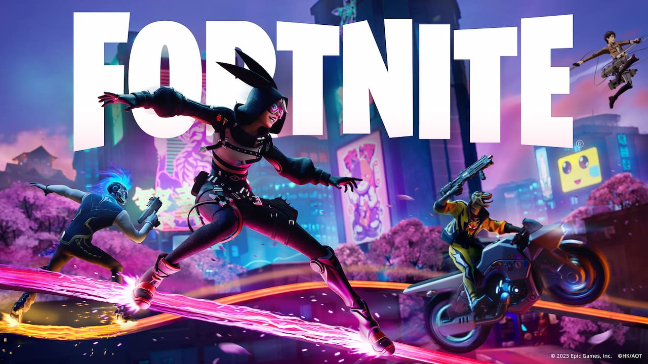 Capa da temporada de fortnite, um dos jogos online grátis mostrados na lista.