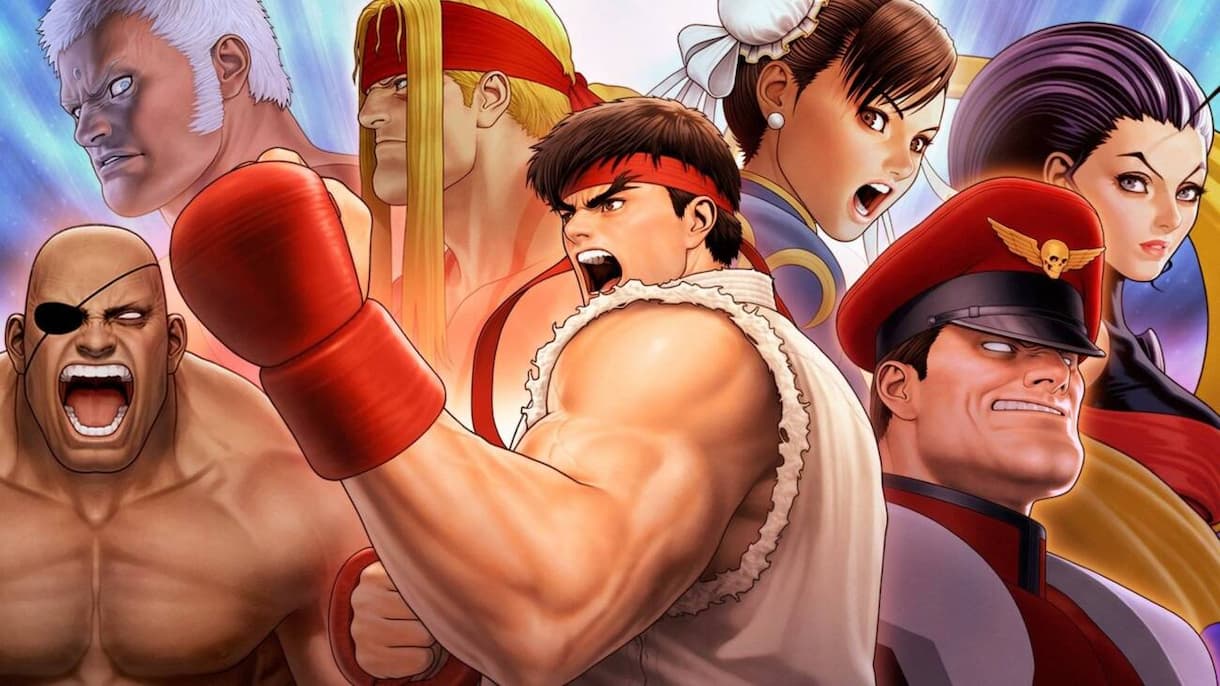 Banner de divulgação de Street Fighter