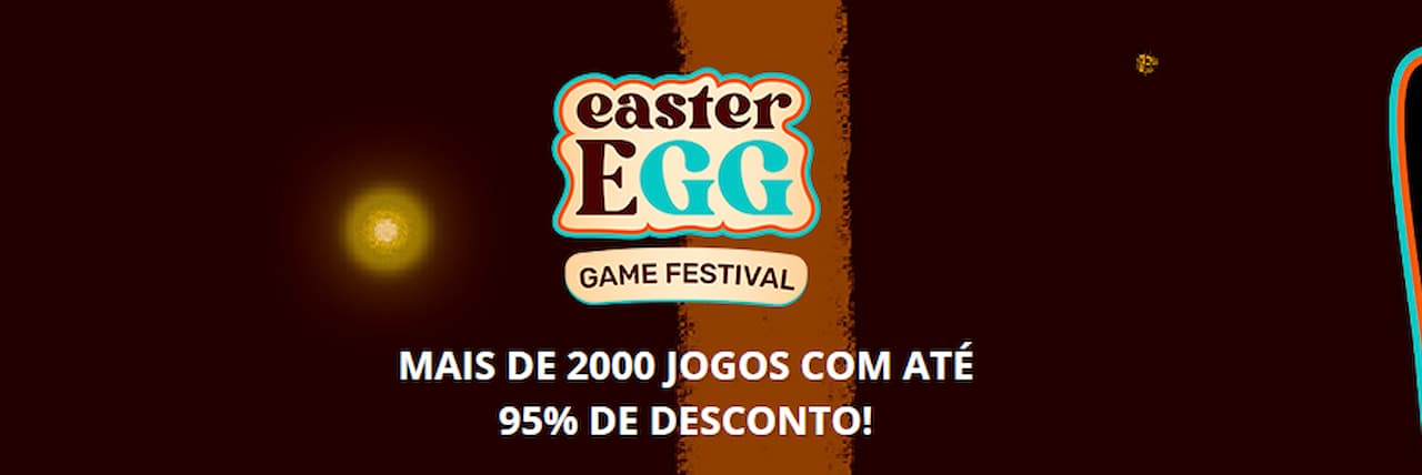 Banner de divulgação eventos de páscoa da plataforma da Nuuvem