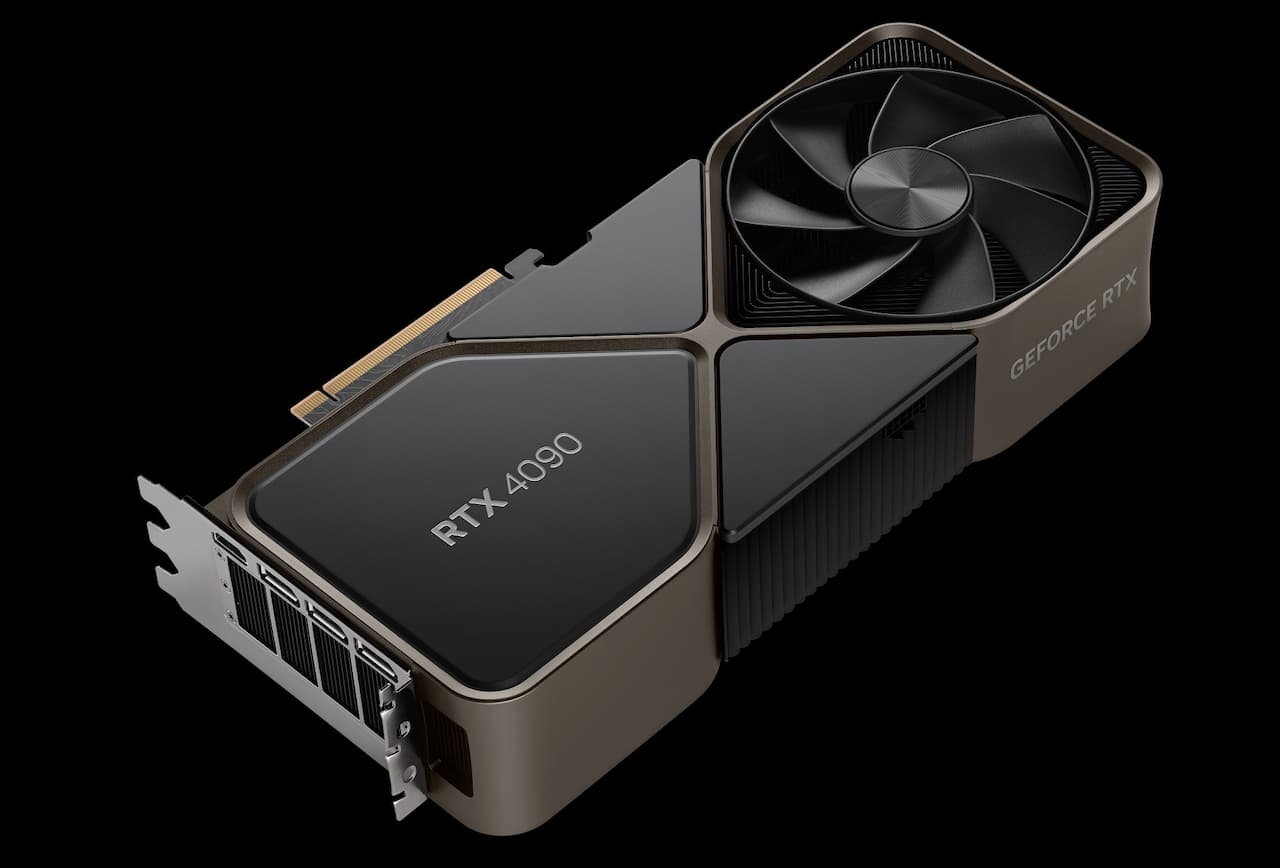 Banner de divulgação da placa de vídeo RTX 4090